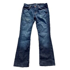 Seven‎ 7 For All Mankind Flynt Boot Cut Jeans Womens 28x30 Y2K  Med Wash